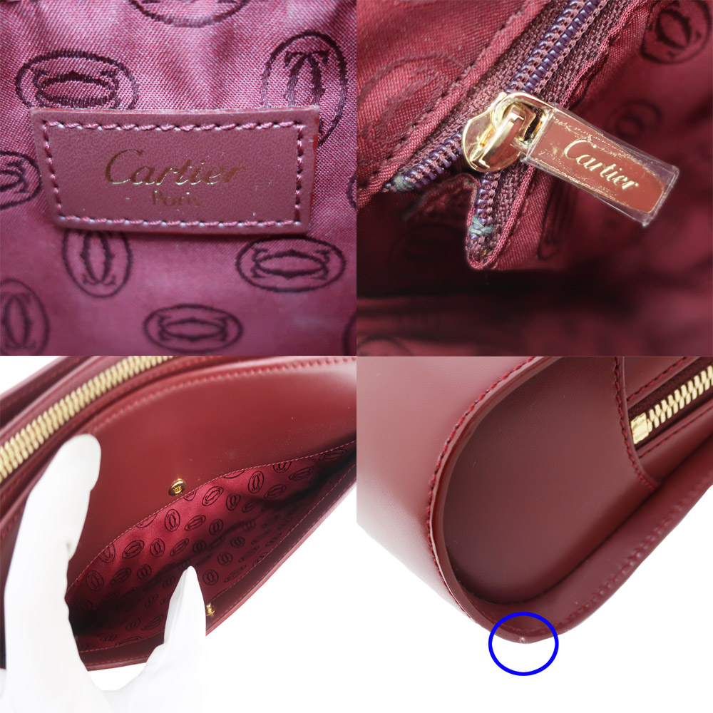 名東】【CARTIER】カルティエ マストライン クラッチバッグ