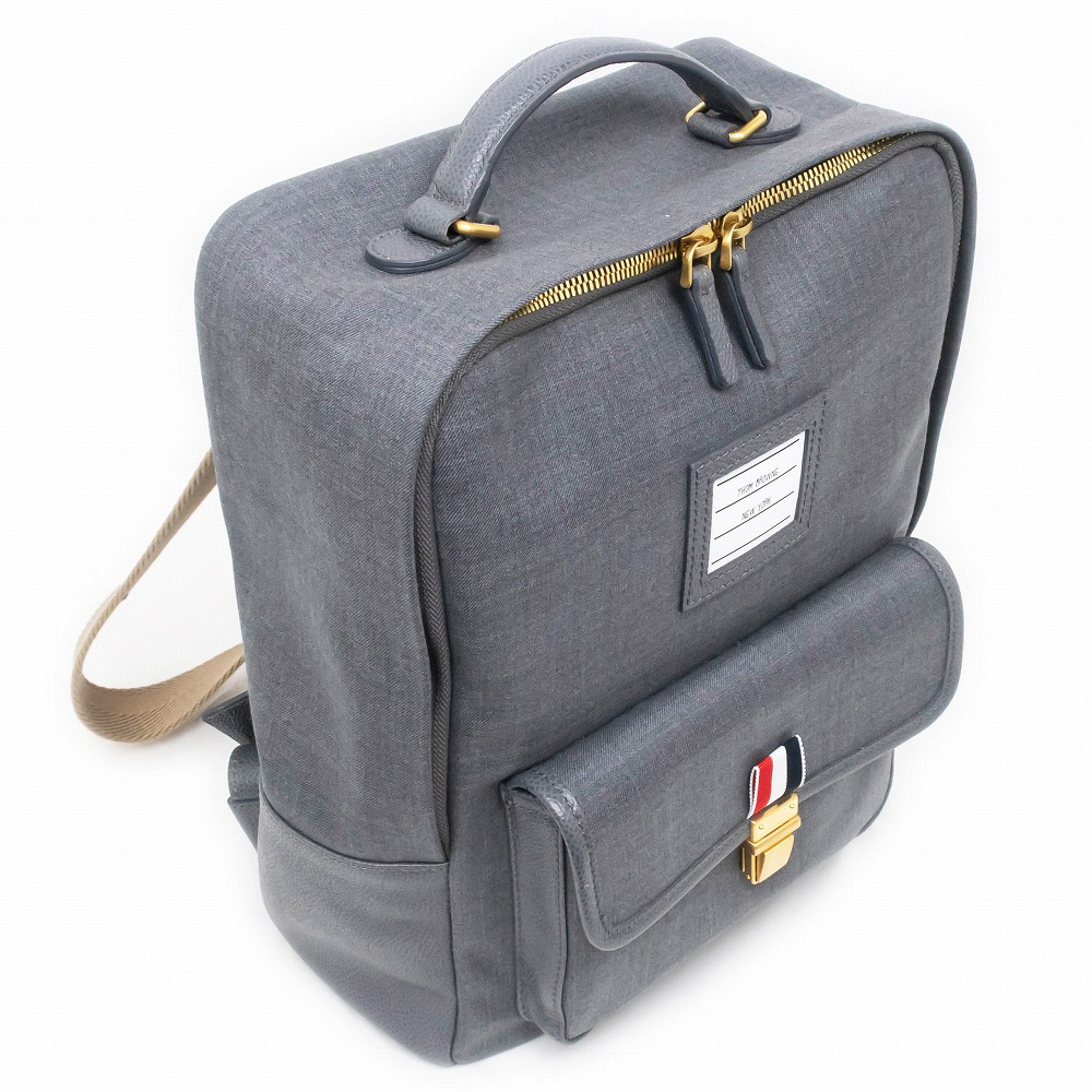 名東】【THOM BROWNE】トムブラウン バックパック SUPER 120'S 名東】【THOM BROWNE】トムブラウン バックパック SUPER 120'S