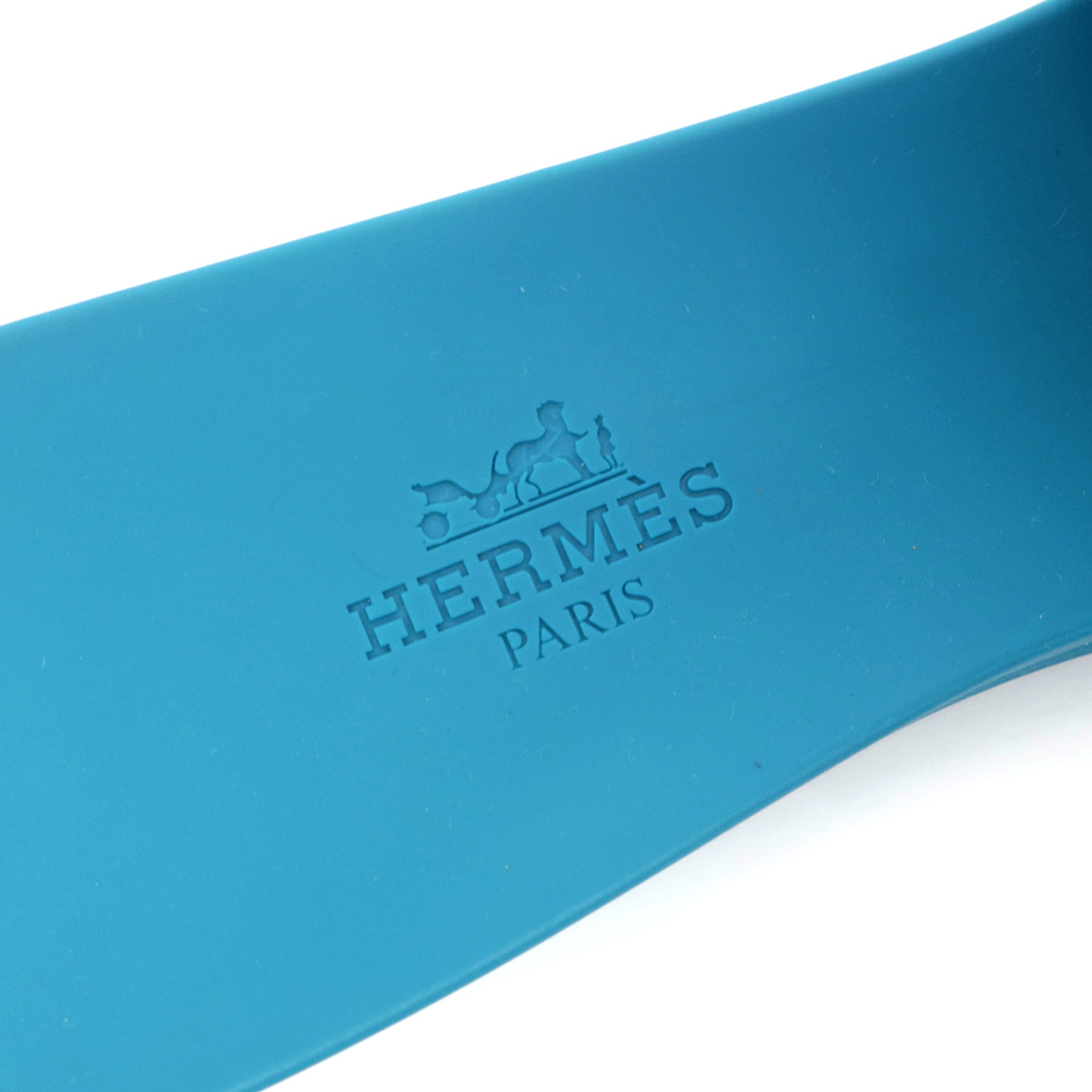 名東】【HERMES】エルメス アロハ サンダル ブルー系 サイズ36