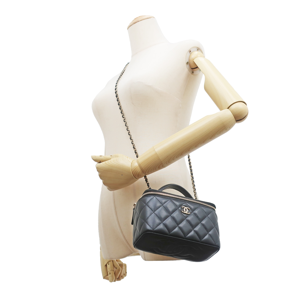名東】【CHANEL】シャネル バニティチェーンショルダーバッグ