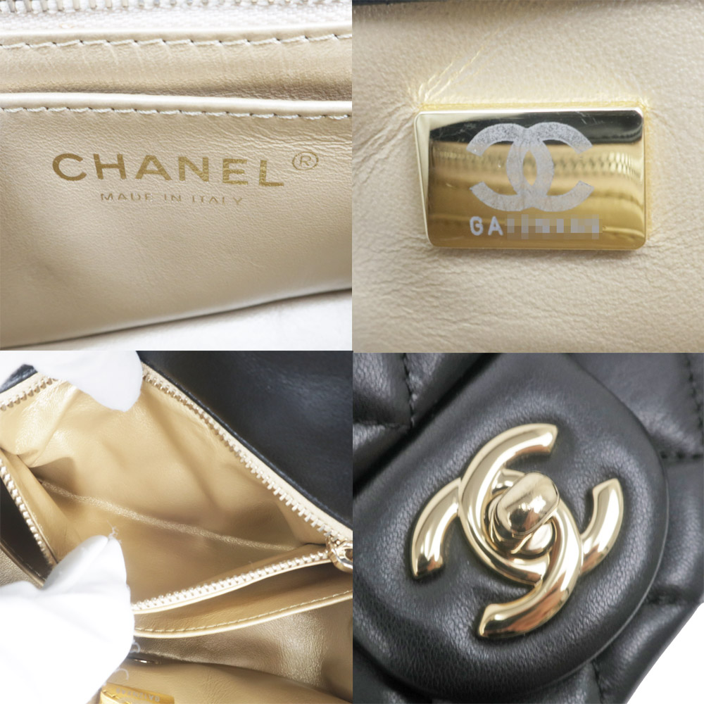 名東】【CHANEL】シャネル チェーンショルダーミニフラップバッグ ラムスキン ブラック 黒色 GD金具 AS1786 レディース【中古】 -  質ウエダ 公式オンラインショップ | 名古屋に4店舗。信頼・安心の創業65年。全国発送を承っております。