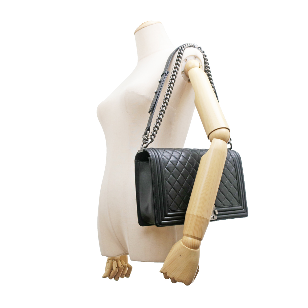 名東】【CHANEL】シャネル ボーイシャネル チェーンショルダー