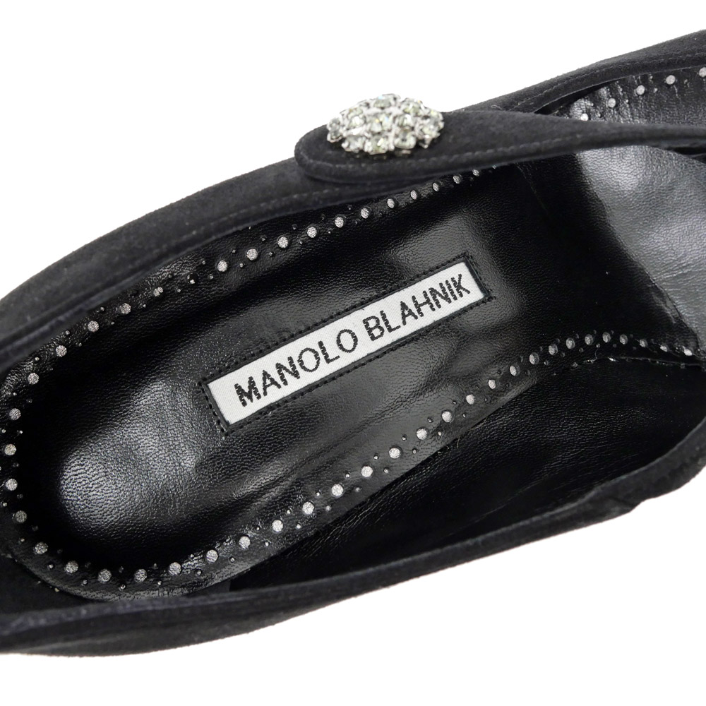 名東】【MANOLO BLAHNIK】マノロ ブラニク ヒールパンプス