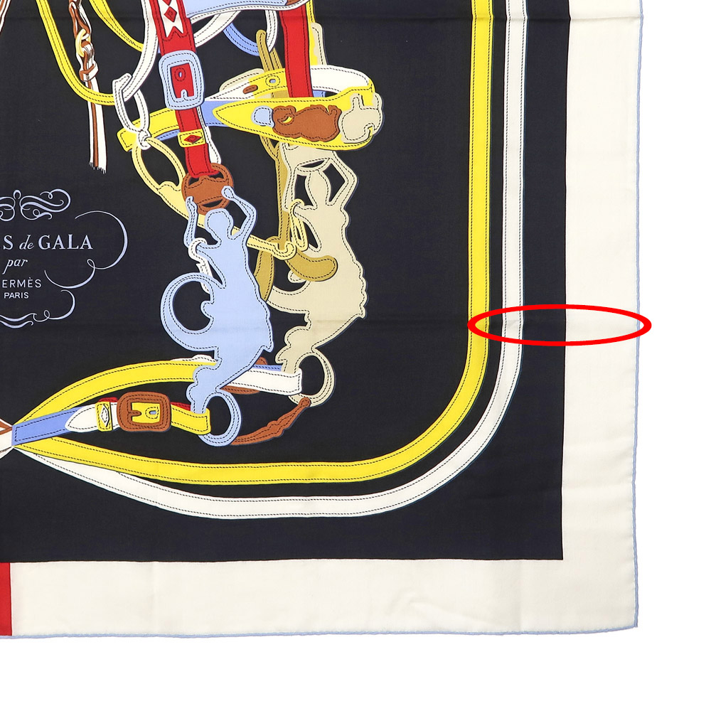 名東】【HERMES】エルメス カレ 140 BRIDES DE GALA スカーフ