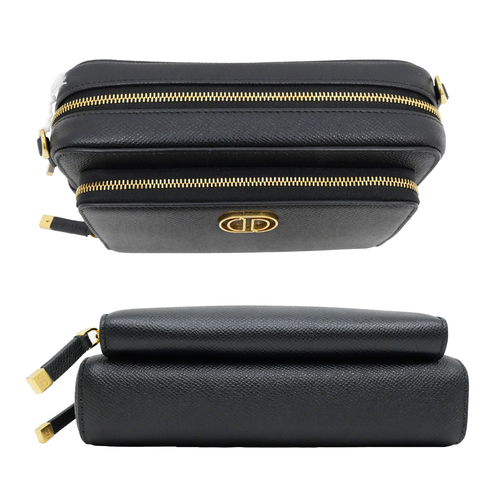 名東】【CHRISTIAN DIOR】ディオール カロ ダブルポーチバッグ 名東】【CHRISTIAN DIOR】ディオール カロ ダブルポーチバッグ