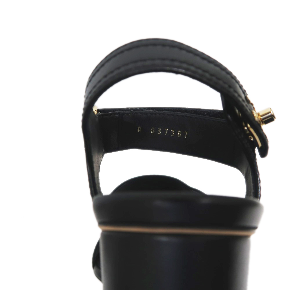 名東】【CHANEL】シャネル ストラップサンダル G37387 ココ