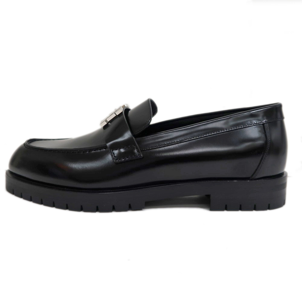 HERMES エルメス モカシン デスタン 黒 37サイズ 美品 HERMES モカシン