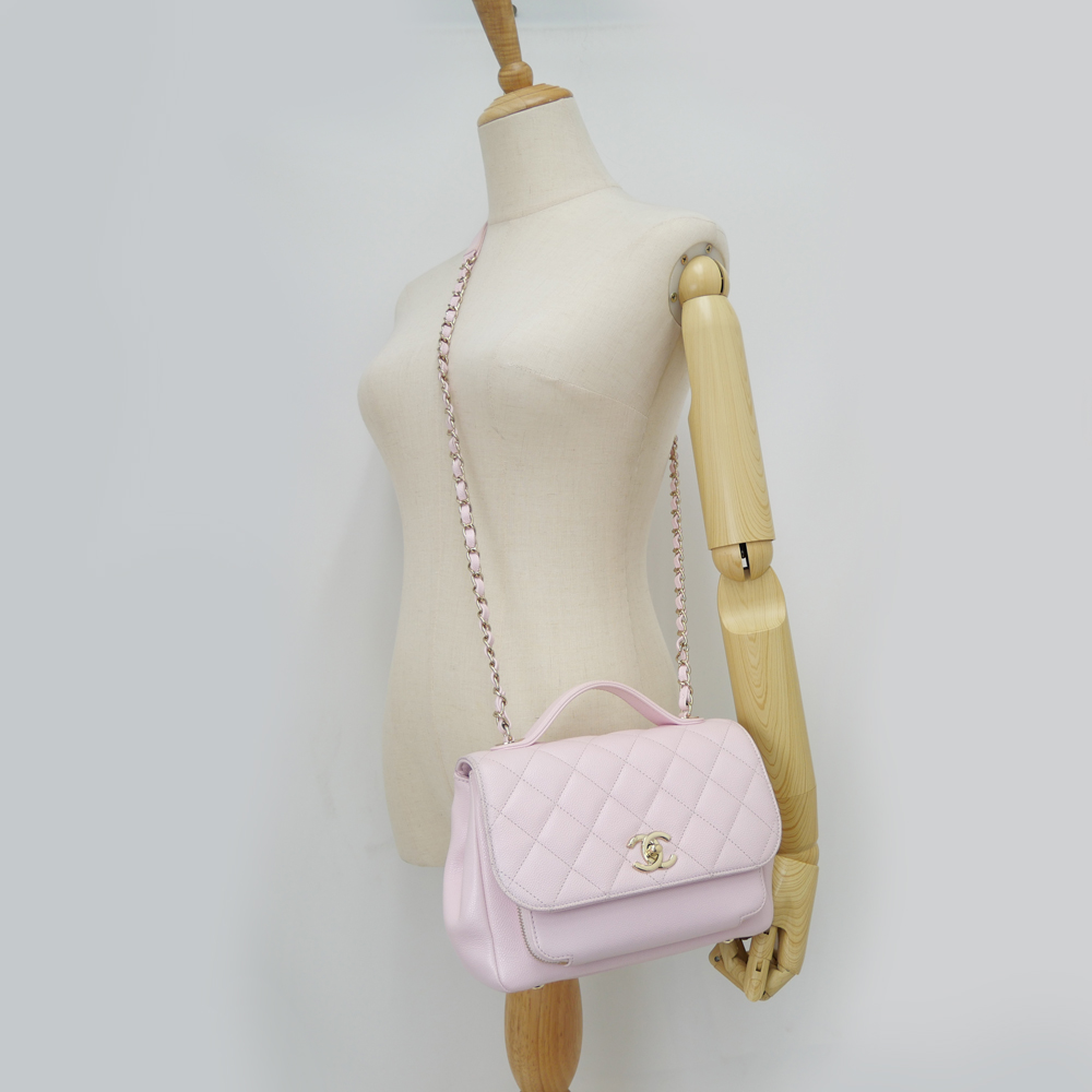名東】【CHANEL】シャネル ビジネスアフィニティ A93607 ピンク