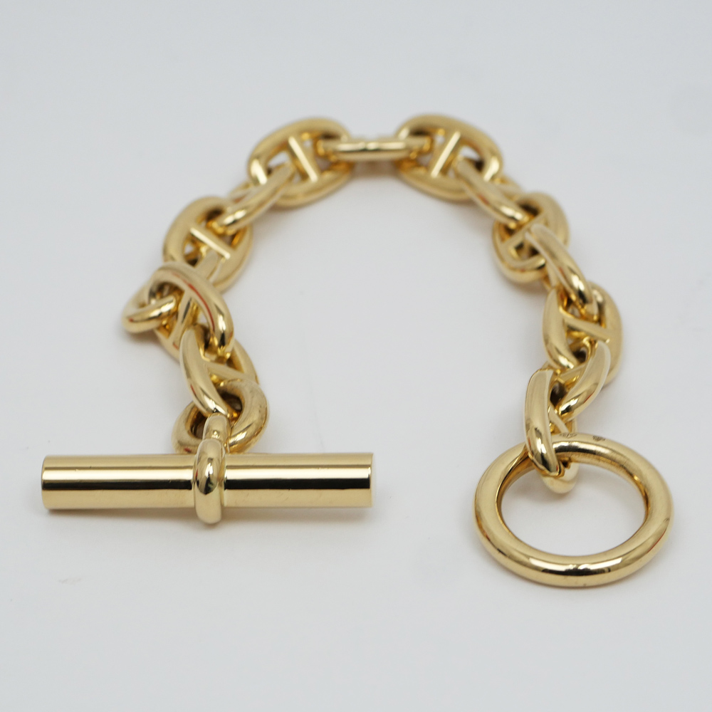 名東】【HERMES】エルメス シェーヌダンクル MM ブレスレット