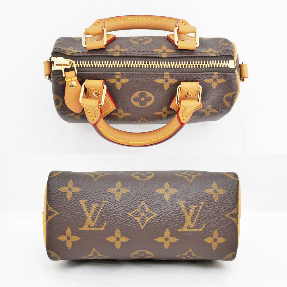 名東】【LOUIS VUITTON】ルイヴィトン ナノスピーディ ハンドバッグ