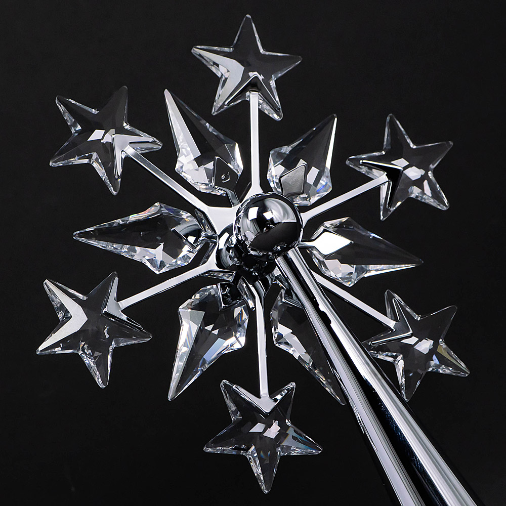 名東】【SWAROVSKI】スワロフスキー クリスマスツリートッパー クロム
