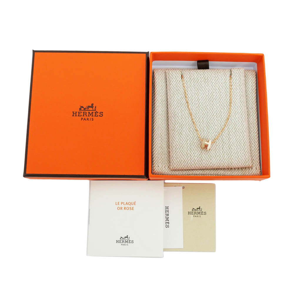 名東】【HERMES】エルメス ネックレス ポップアッシュ ミニ ロカバール