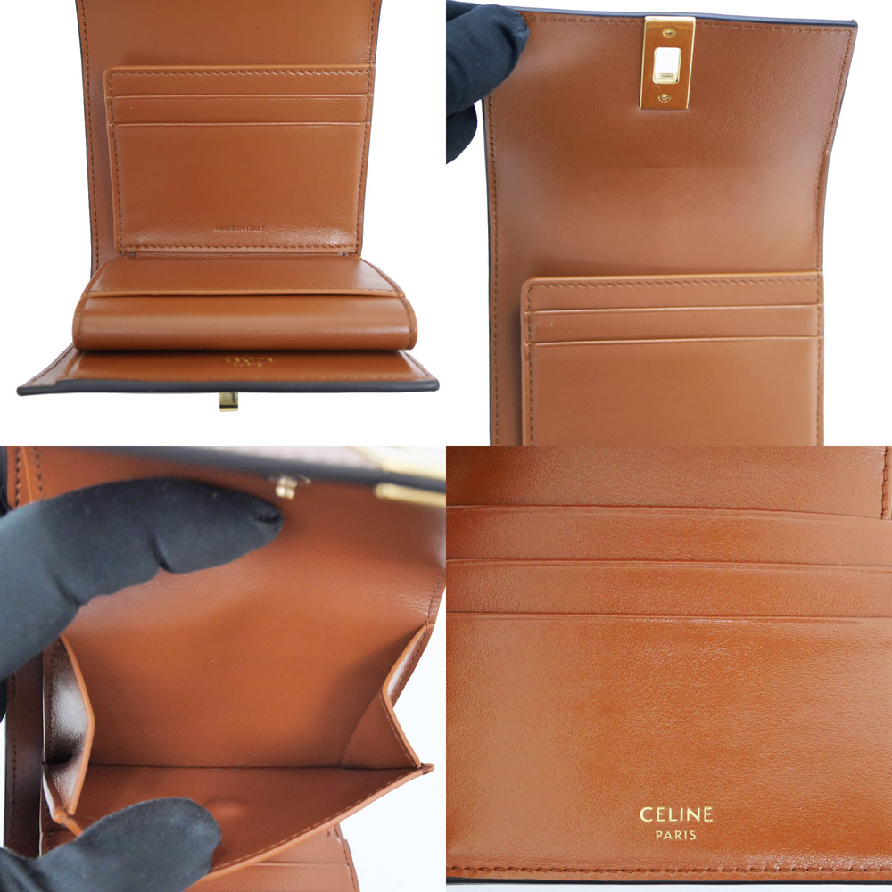 名東】【CELINE】セリーヌ セーズ スモール トリフォールド 名東】【CELINE】セリーヌ セーズ スモール トリフォールド