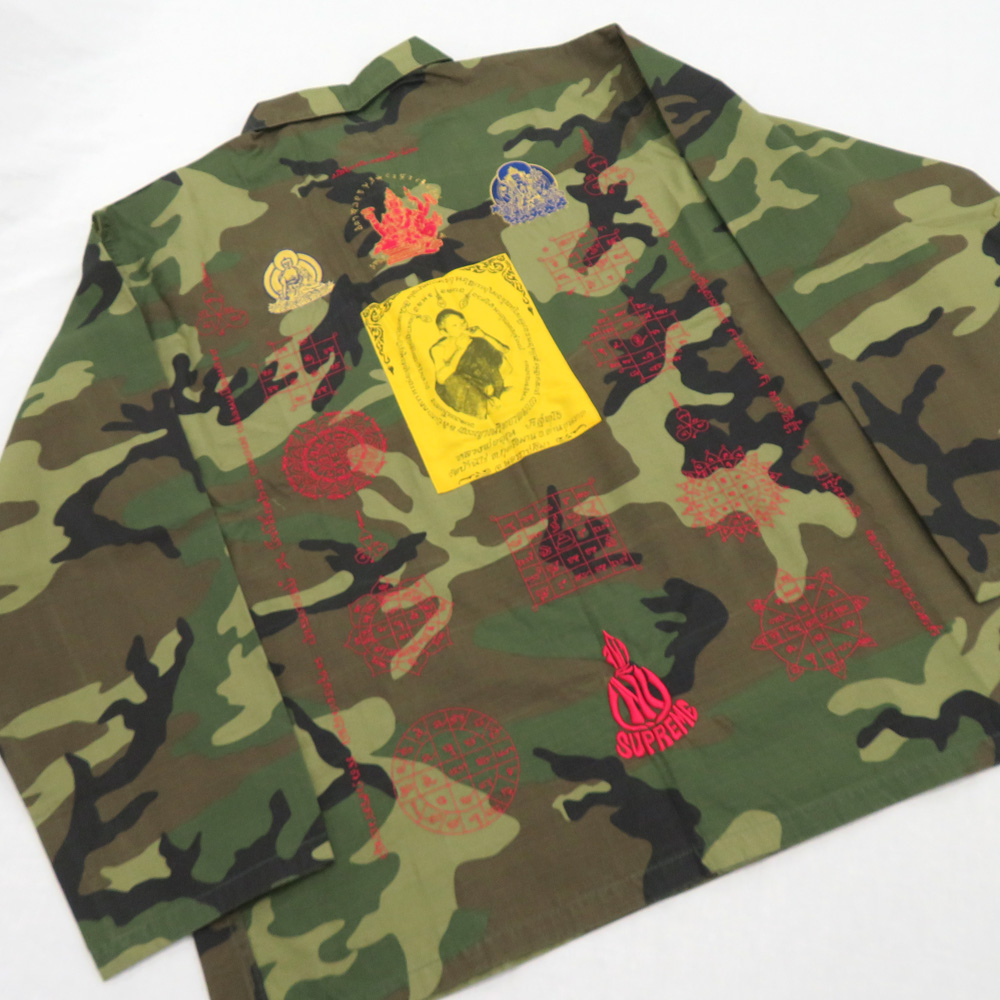 Supreme Blessings Ripstop Shirt L カモ