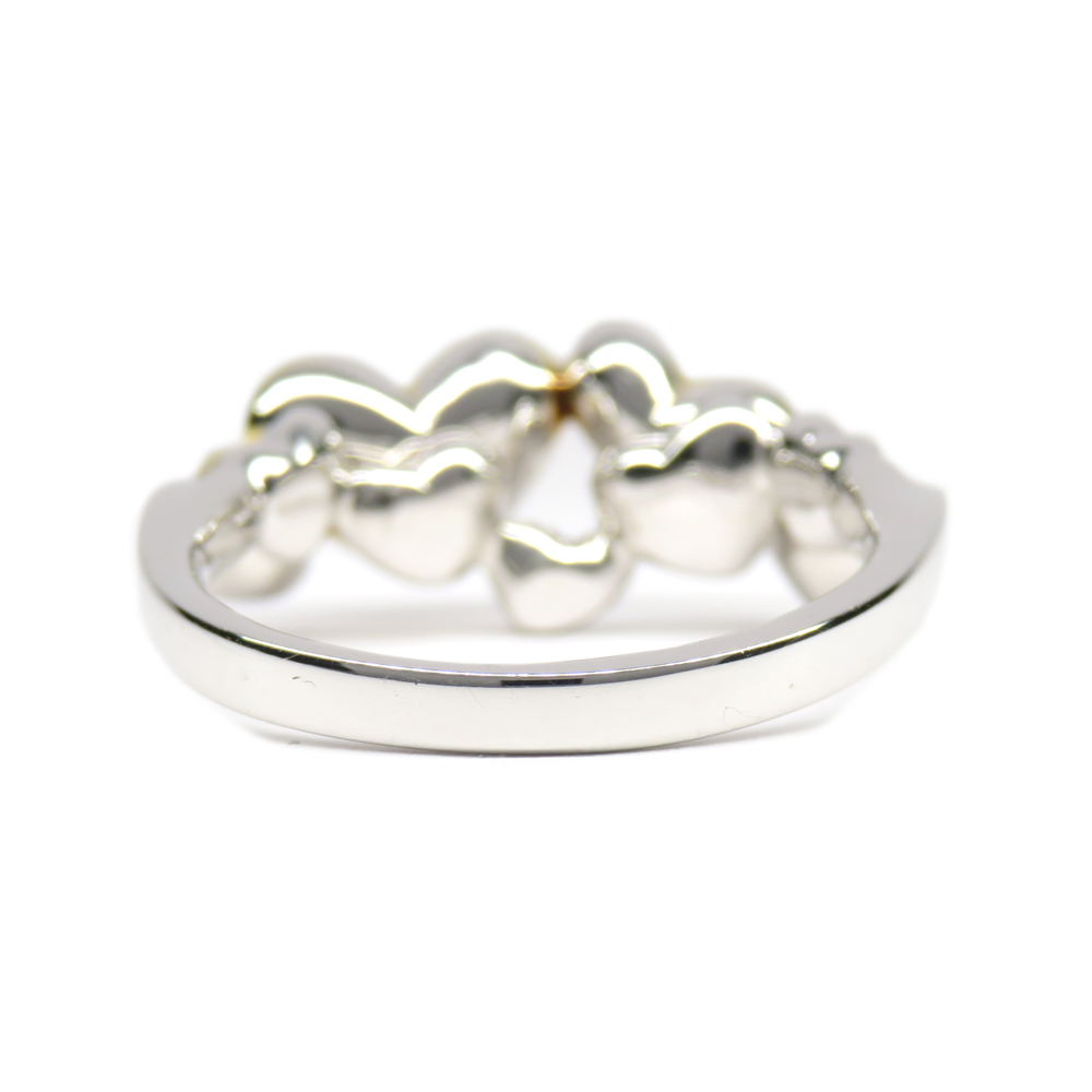 アクセサリー美品 K18 ダイヤモンド デザインリング 指輪 12号 ジュエリー