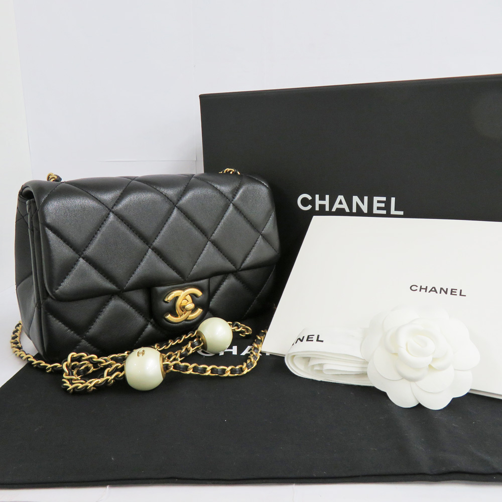 名古屋】【CHANEL】シャネル マトラッセ ミニ フラップ バッグ AS4861 ...