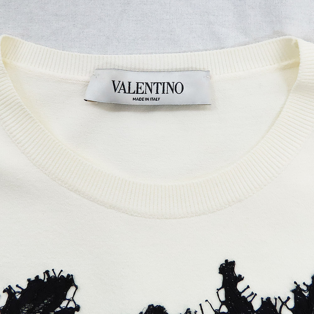 名古屋】【VALENTINO】ヴァレンティノ レース装飾 ミニワンピース