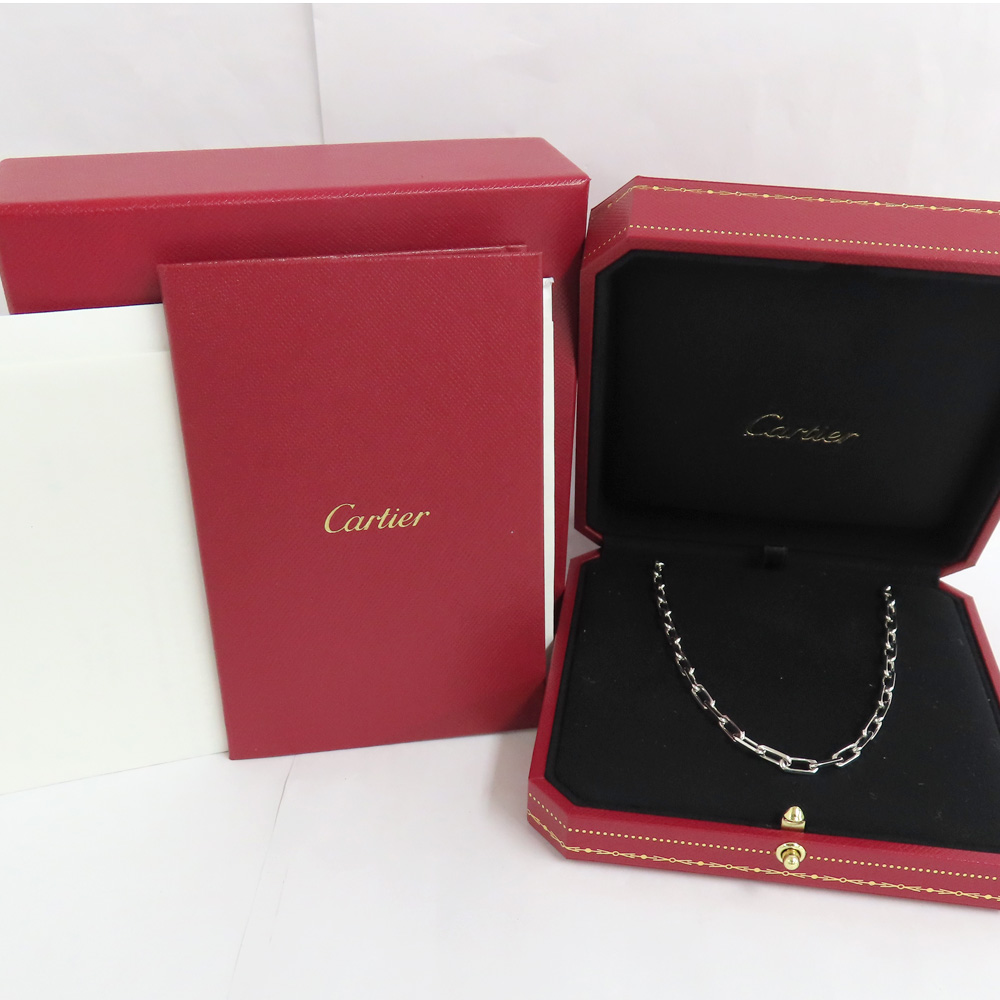 名古屋】【CARTIER】カルティエ サントス ドゥ カルティエ ネックレス 750WG K18 ホワイトゴールド B7224583 チェーン メンズ  レディース ジュエリー アクセサリー 美品【仕上げ済】【中古】 - 質ウエダ 公式オンラインショップ | 名古屋に4店舗。信頼・安心の創業65年 ...