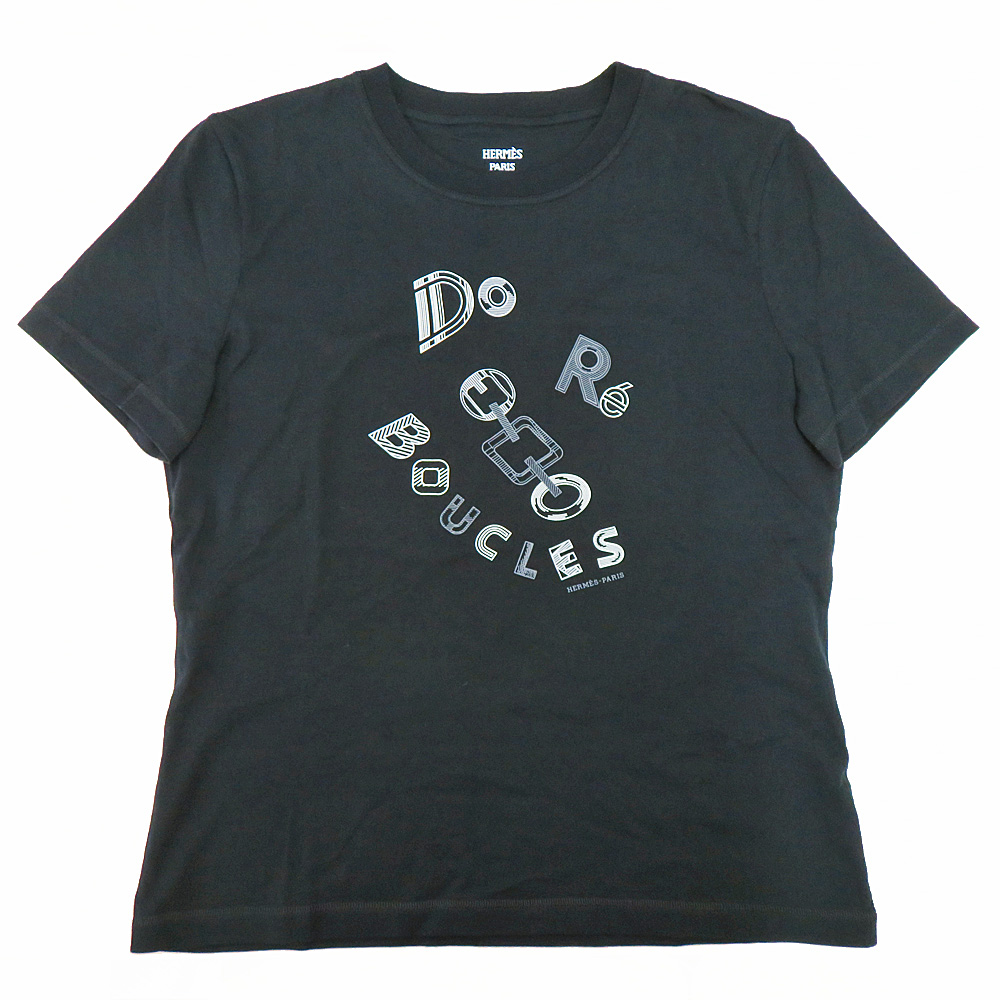 逆輸入 名古屋】【HERMES】エルメス 半袖 Tシャツ ド・レ・ブックル #42 トップス