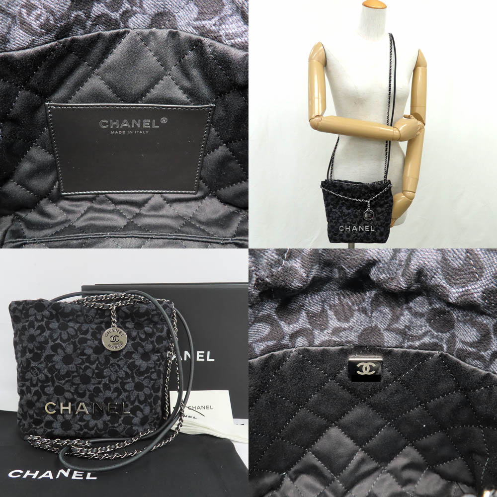 名古屋】【CHANEL】シャネル シャネル 22 ミニ ハンドバッグ AS3980 プリント デニム ブラック チェーンショルダーバッグ 2WAY  シルバー金具 フラワージャガード 2024/25AW レディース【新品】【未使用】【中古】 - 質ウエダ 公式オンラインショップ | 名古屋に4店舗  ...