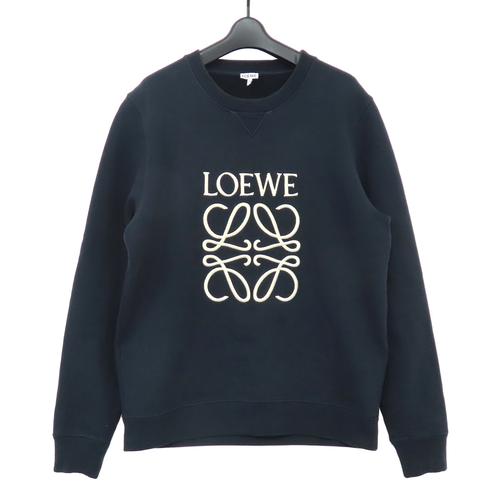 名古屋】【LOEWE】ロエベ スウェットシャツ アナグラム H526Y24J02 ネイビー Lサイズ コットン トレーナー ロゴ 長袖 アパレル  メンズ【中古】 - 質ウエダ 公式オンラインショップ | 名古屋に4店舗。信頼・安心の創業65年。全国発送を承っております。