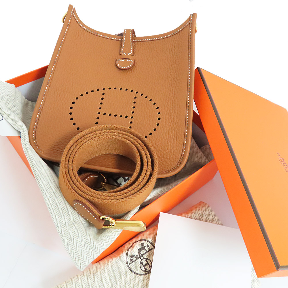 名古屋】【HERMES】エルメス エブリンTPM 16 ゴールド トリヨン