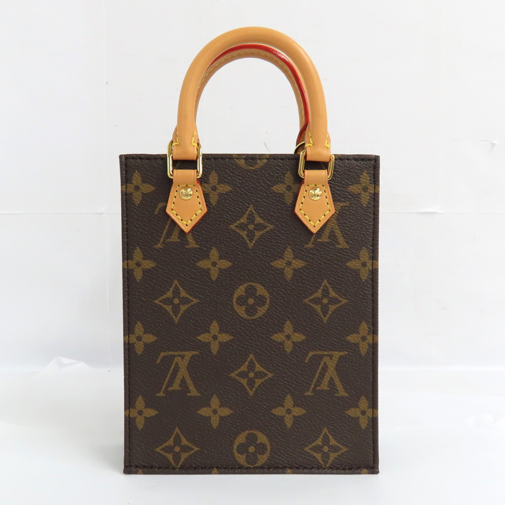 名古屋】【LOUIS VUITTON】ルイヴィトン プティット・サックプラ M81295 モノグラム ハンドバッグ 2WAY ショルダーバッグ  ブラウン ゴールド金具 レザー レディース 【新品】【未使用】【中古】 - 質ウエダ 公式オンラインショップ |  名古屋に4店舗。信頼・安心の創業65年 ...