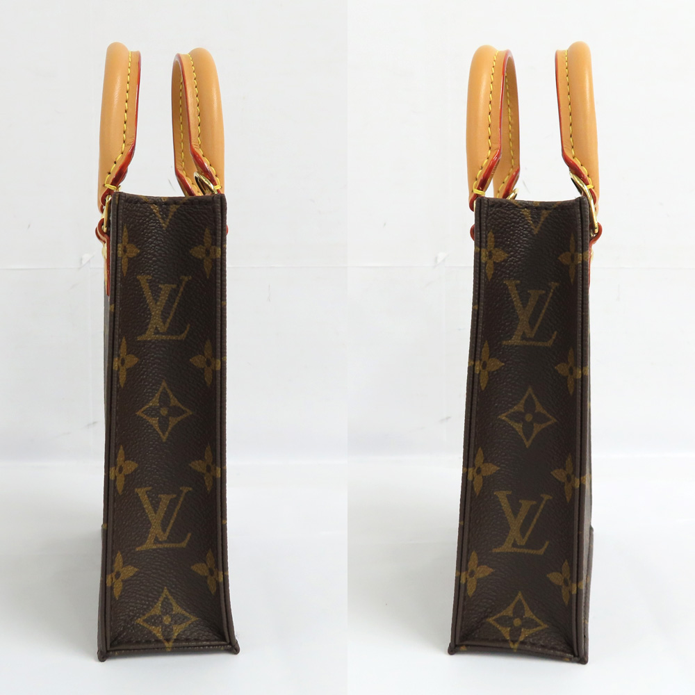 名古屋】【LOUIS VUITTON】ルイヴィトン プティット・サックプラ M81295 モノグラム ハンドバッグ 2WAY ショルダーバッグ  ブラウン ゴールド金具 レザー レディース 【新品】【未使用】【中古】 - 質ウエダ 公式オンラインショップ |  名古屋に4店舗。信頼・安心の創業65年 ...