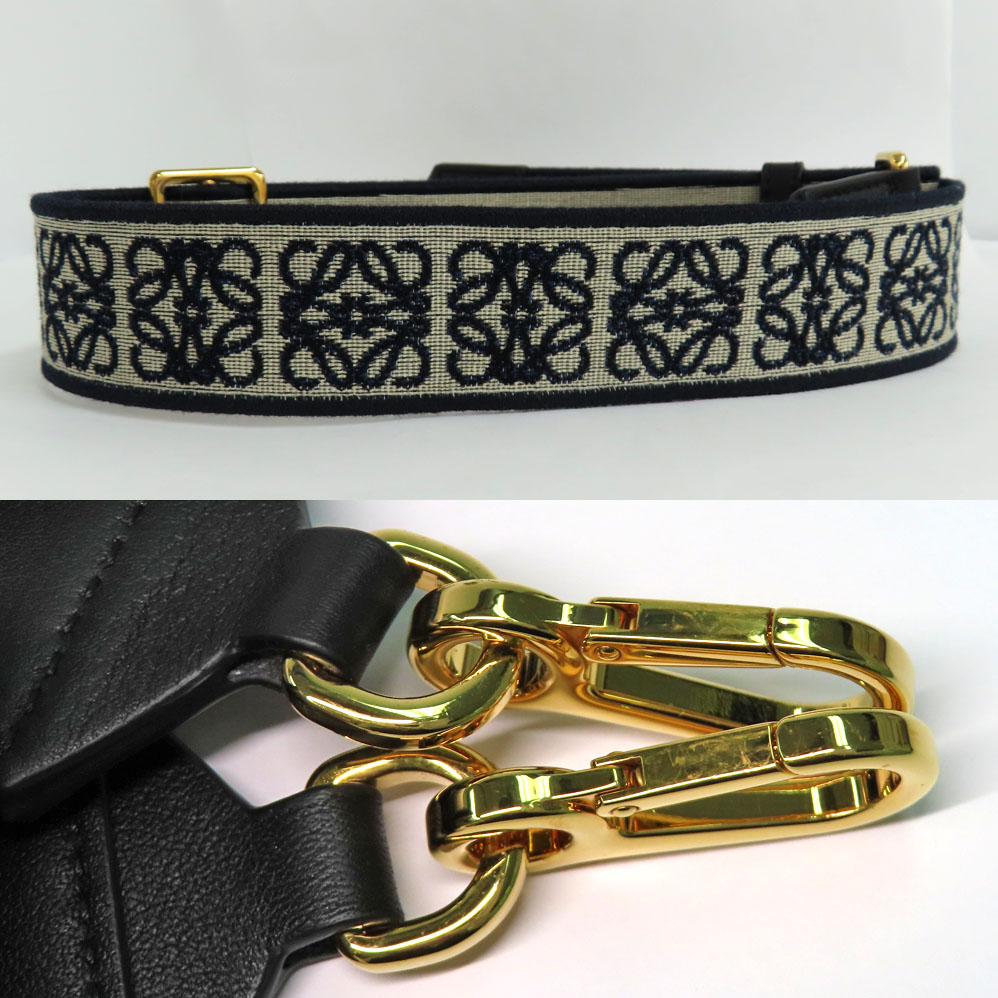 名古屋】【LOEWE】ロエベ アナグラム ショルダーストラップ C073T87X01