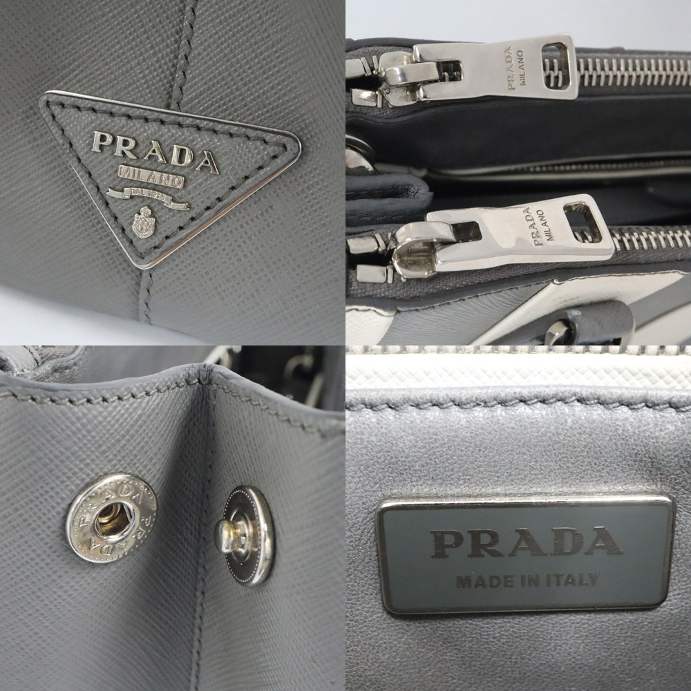 名古屋】【PRADA】プラダ ガレリア サフィアーノ ストライプ