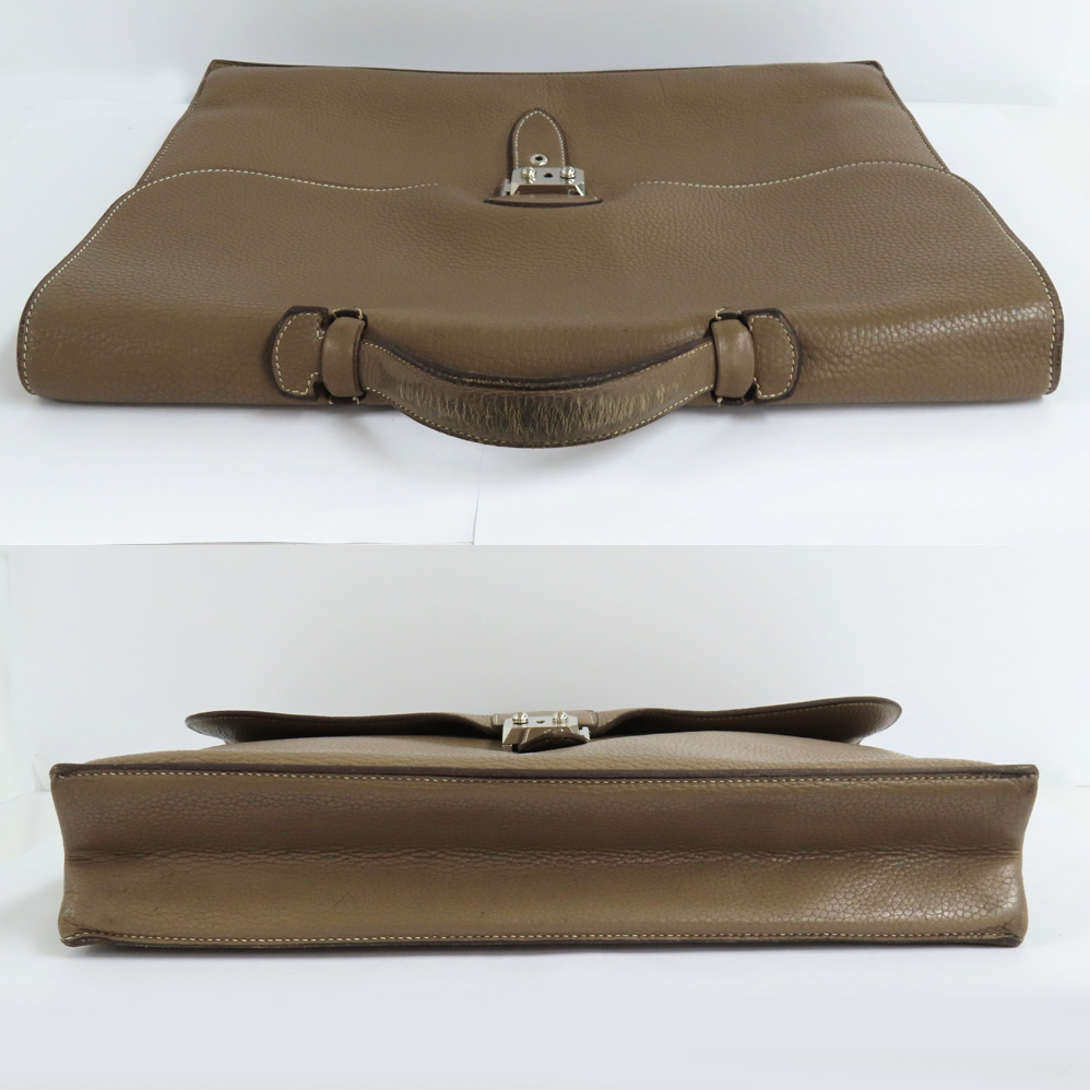 名古屋】【HERMES】エルメス サックアデペッシュ38 エトゥープ