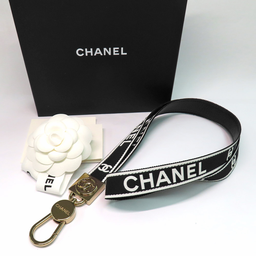 名古屋】【CHANEL】シャネル ネックストラップ AAA911 B25P ブラック