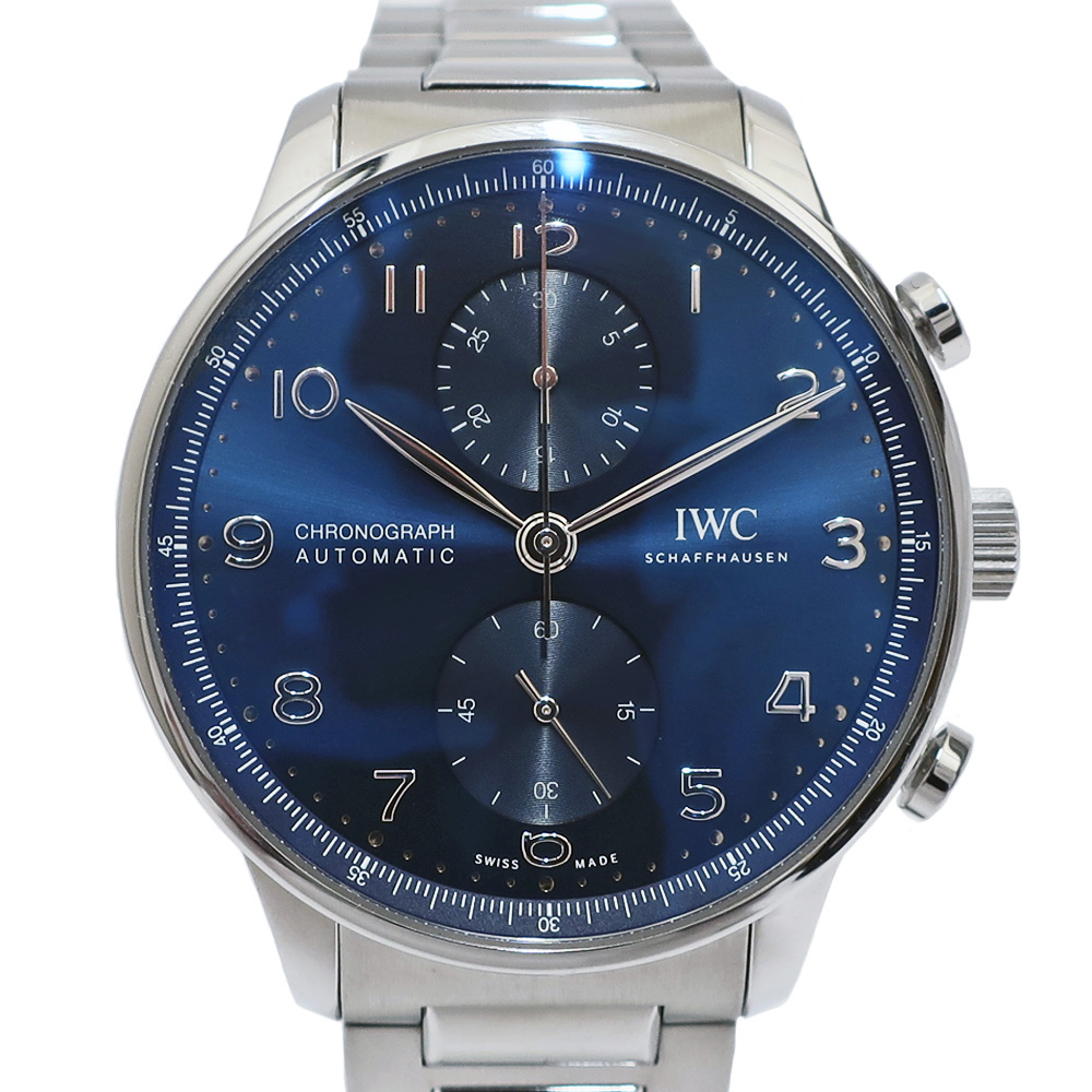 IWC SCHAFFHAUSEN IW371606 ポルトギーゼ クロノグラフ 自動巻き メンズ 箱・保証書付き_762108