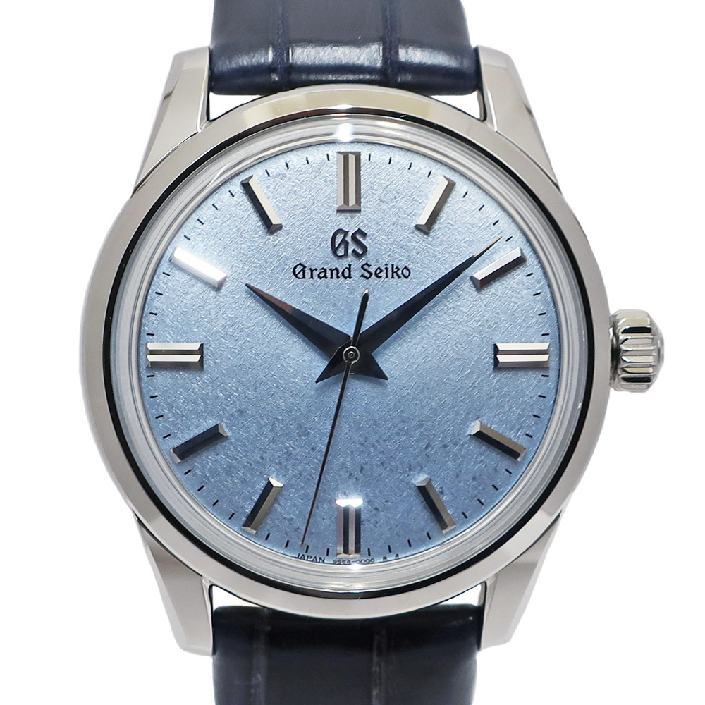 グランド セイコー GRAND SEIKO 腕時計 メンズ SBGW283 クラシックデザイン Elegance Collection Classic The flow of seasons 手巻き（9S64） ライトブルーxネイビー アナログ表示