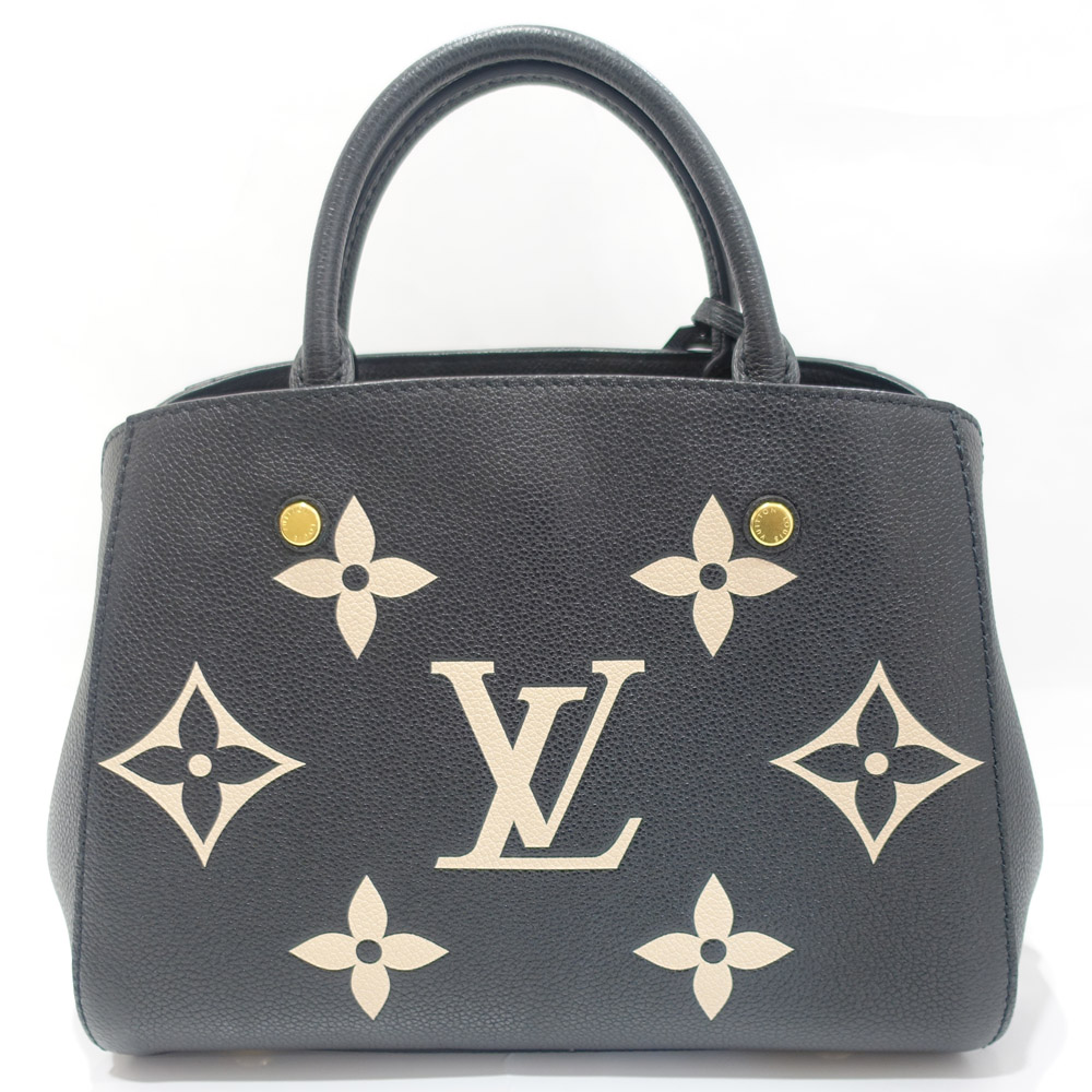 【栄】【LOUIS VUITTON】ルイヴィトン モンテーニュBB モノグラム・アンプラント M45778 ブラック ゴールド金具 ハンドバッグ  2WAY レディース 女性 箱 保存袋【中古】 - 質ウエダ 公式オンラインショップ | 名古屋に4店舗。信頼・安心の創業65年。全国 ...