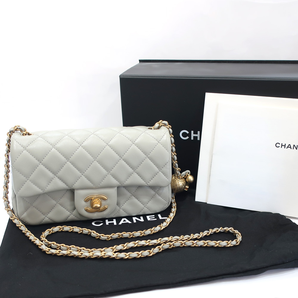 栄】【CHANEL】シャネル ミニマトラッセ20 ココボール AS1787