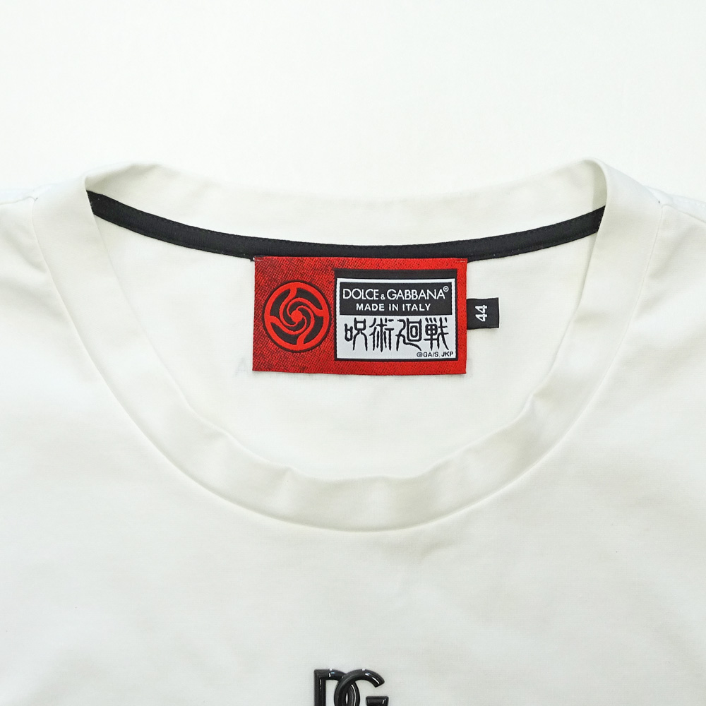 DOLCE＆GABBANA × 呪術廻戦 五条悟 ロゴプリント tシャツ