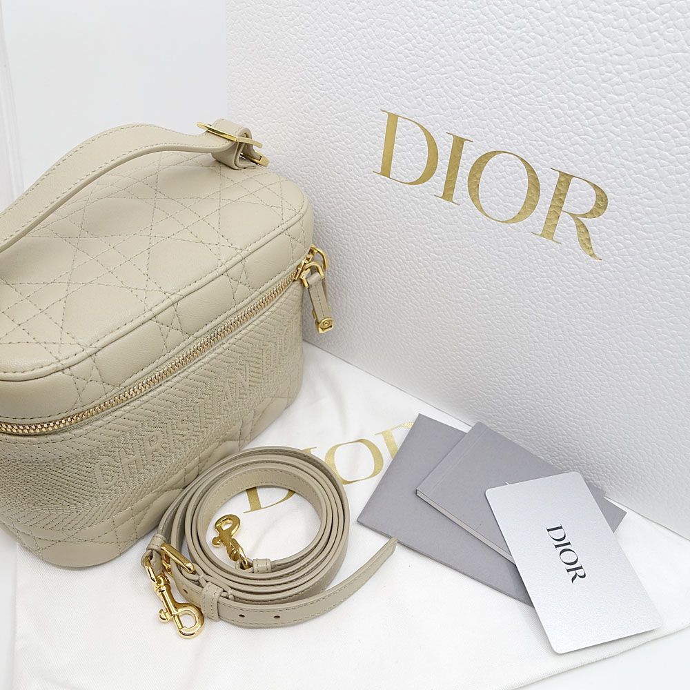 栄】【DIOR】ディオール バッグ スモールバニティ カナージュ 栄】【DIOR】ディオール バッグ スモールバニティ カナージュ