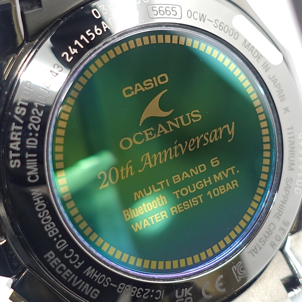 栄】【CASIO】カシオ 腕時計 オシアナス 20周年ANNIVERSARY 100