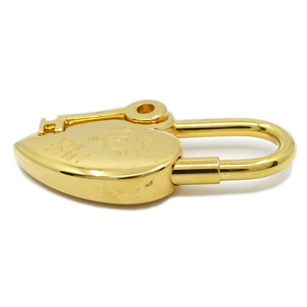 栄】【HERMES】エルメス カデナ ファンタジー ハート ゴールド