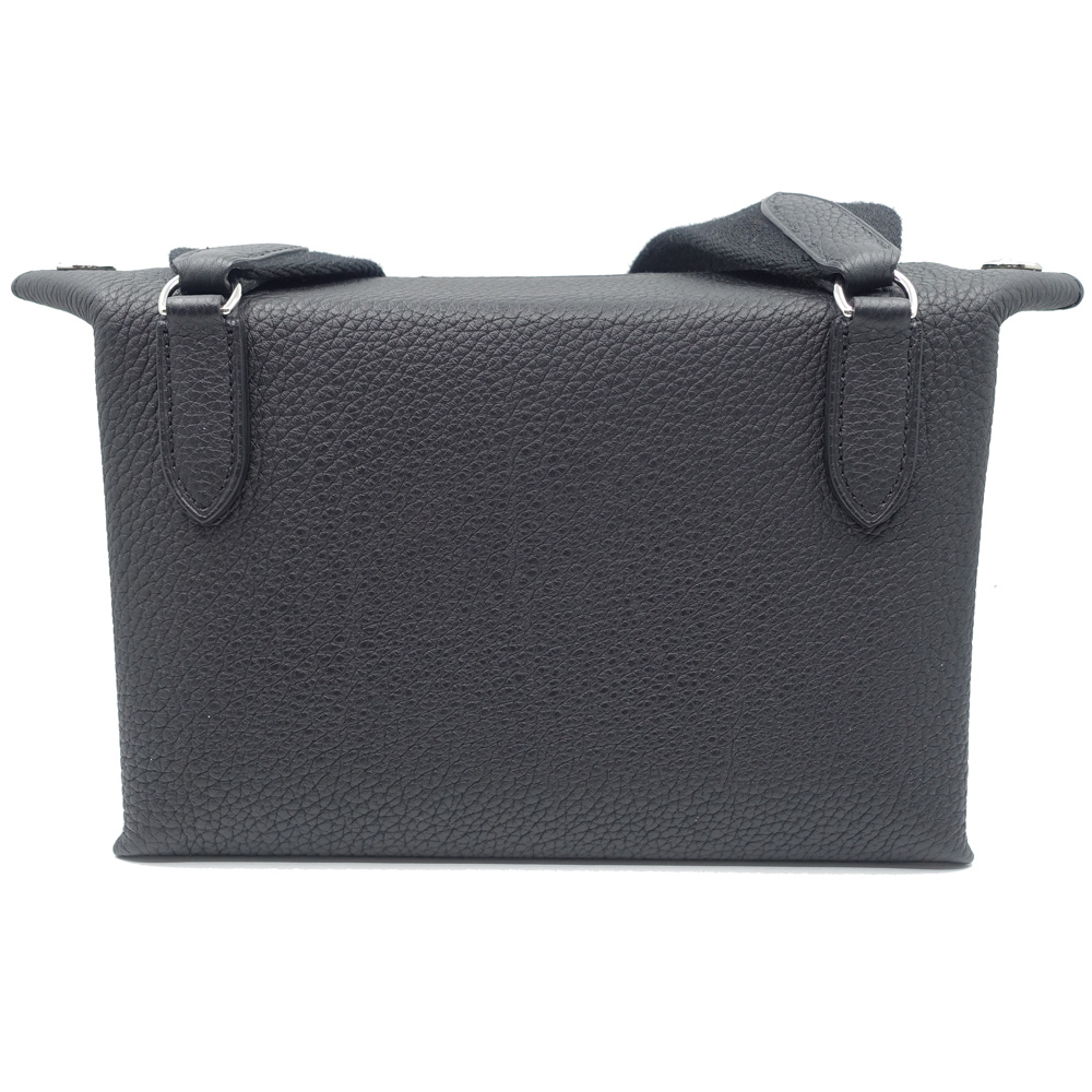 栄】【HERMES】エルメス ヴィドポッシュ トゴ ブラック SV金具 B