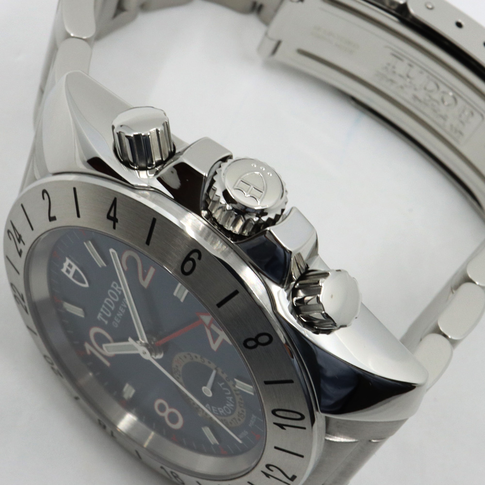 栄】【TUDOR】チューダー チュードル 20200 アエロノート GMT ブルー