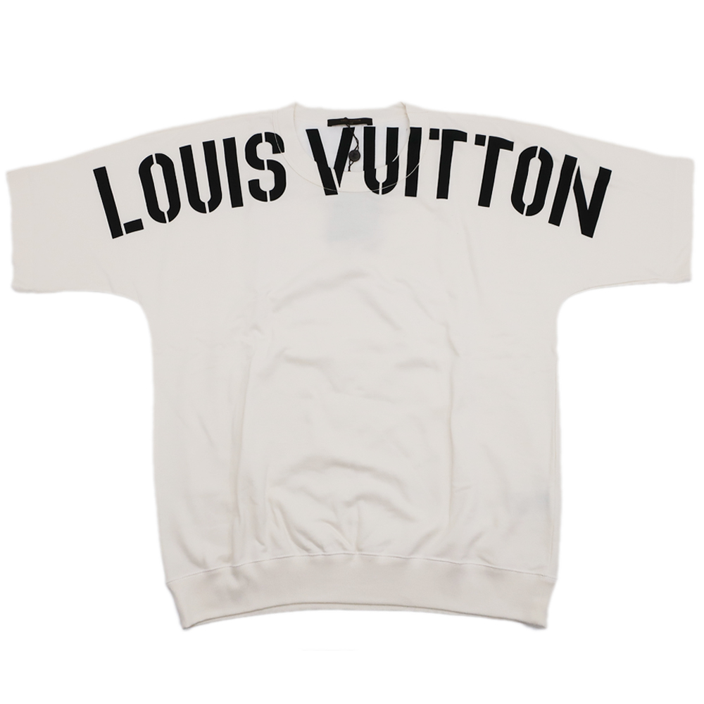 LOUIS VUITTON ルイヴィトン フラグメント ロゴ Tシャツ RM172M JIU HDY32W オフ ホワイト サイズ XXL メンズ  アパレル 服 男 女 ファッション 中古