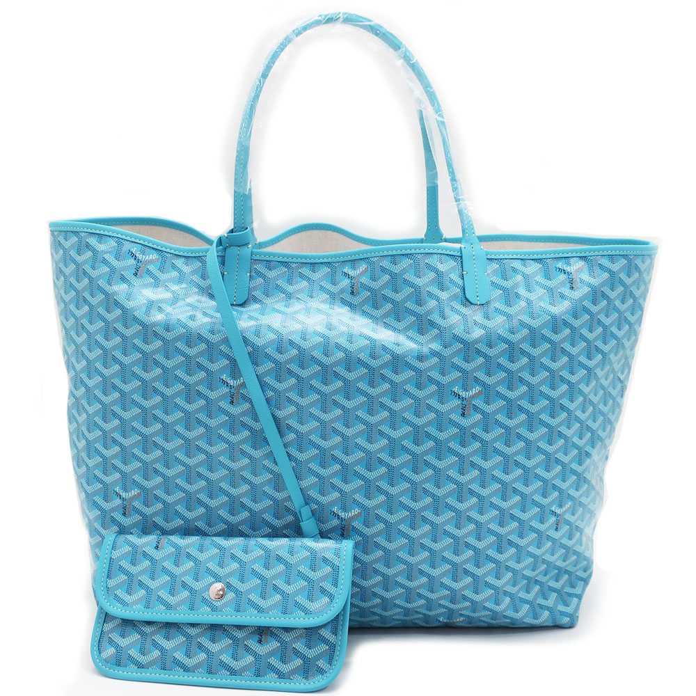 天白】【GOYARD】ゴヤール サンルイGM バリーズ ブルーターコイズ 2024年限定 リミテッドエディション ゴヤールディンキャンバス  トートバッグ ハンドバッグ メンズ レディース 購入証明書【中古】 - 質ウエダ 公式オンラインショップ | 名古屋に4店舗。信頼・安心の創業 ...