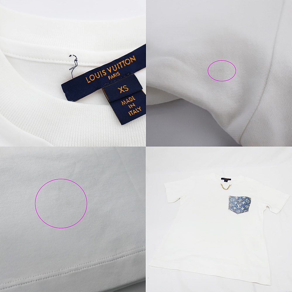 天白】【LOUIS VUITTON】ルイヴィトン Tシャツ モノグラム