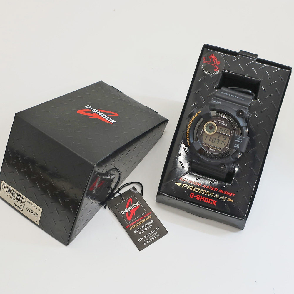 天白】【CASIO】カシオ G-SHOCK FROGMAN フロッグマン DW-8200BM