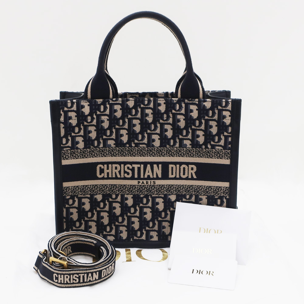 天白】【CHRISTIAN DIOR】ディオール ブックトート バッグ