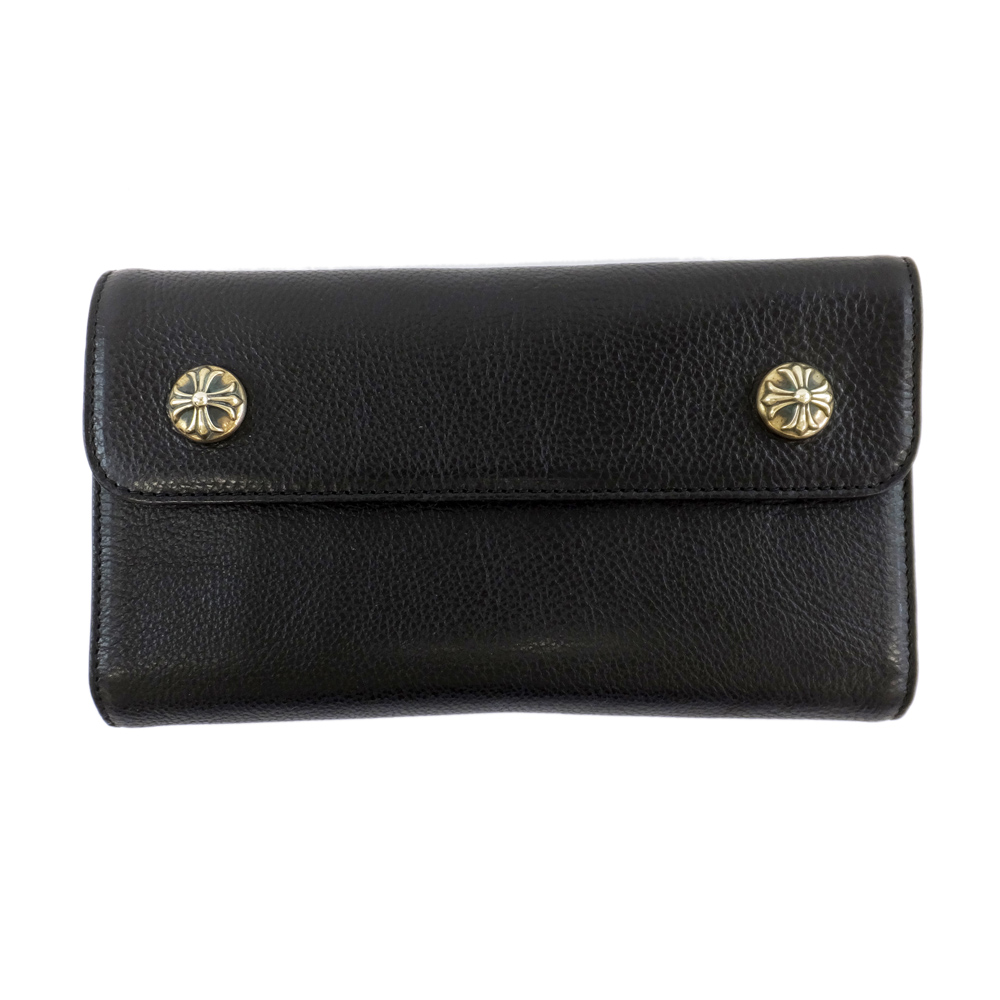 天白】【CHROME HEARTS】クロムハーツ ウェーブ ウォレット WAVE 天白】【CHROME HEARTS】クロムハーツ ウェーブ ウォレット WAVE