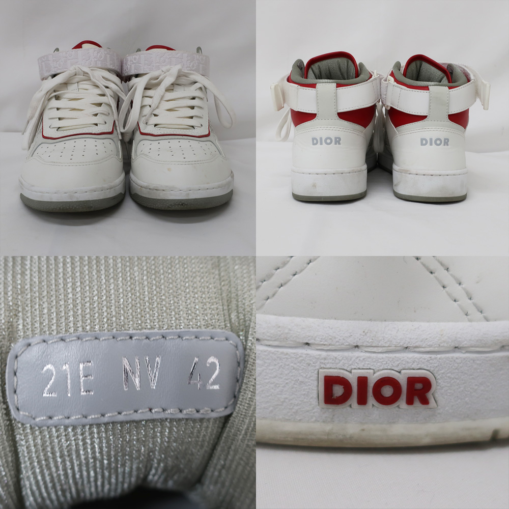 天白】【CHRISTIAN DIOR】ディオール スニーカー ハイカット