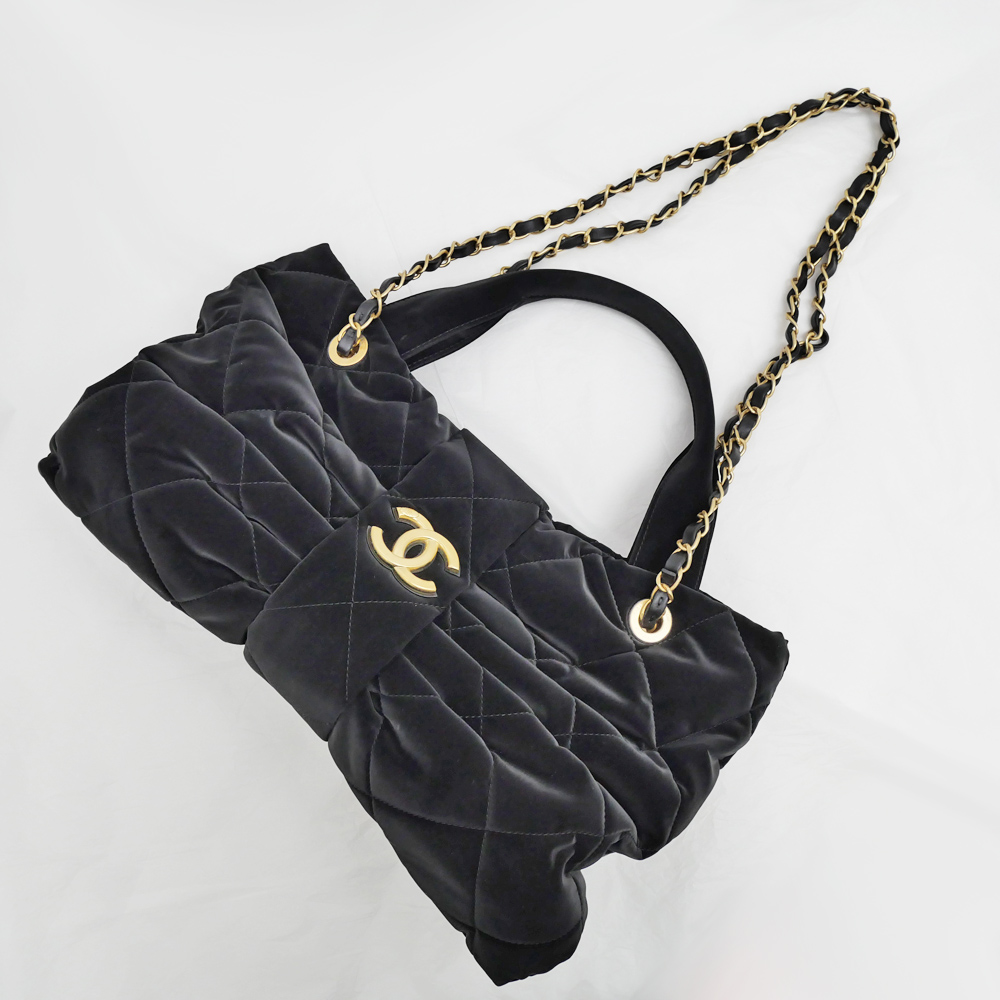 名東】【CHANEL】シャネル ボウバッグ チェーンショルダー ハンド